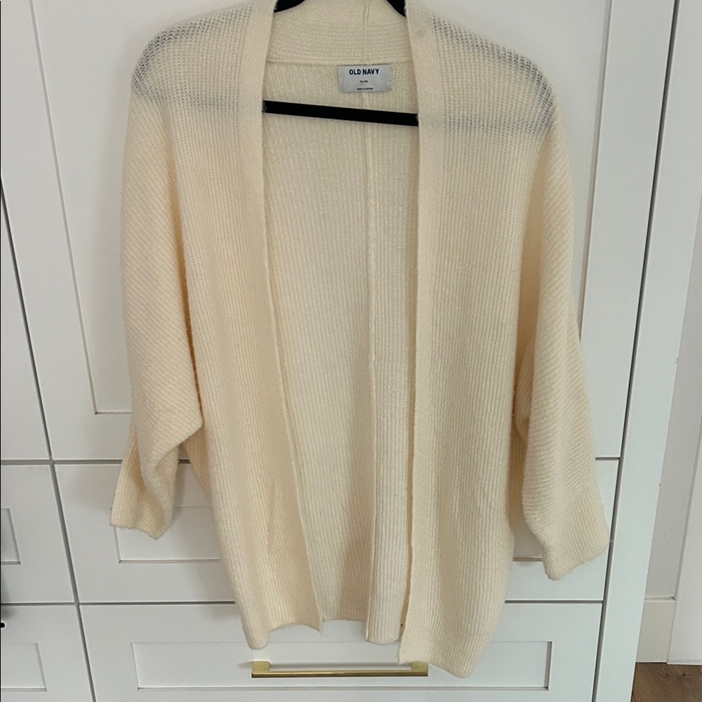 Old Navy Women's Cream Cardigan